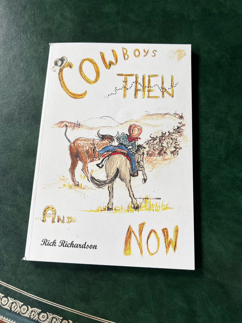 3/$15 Book Cowboys Then and Now by Rich Richardson